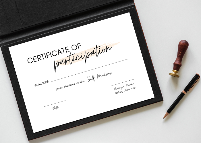 Var 3 - alb +crem - Self Makeup